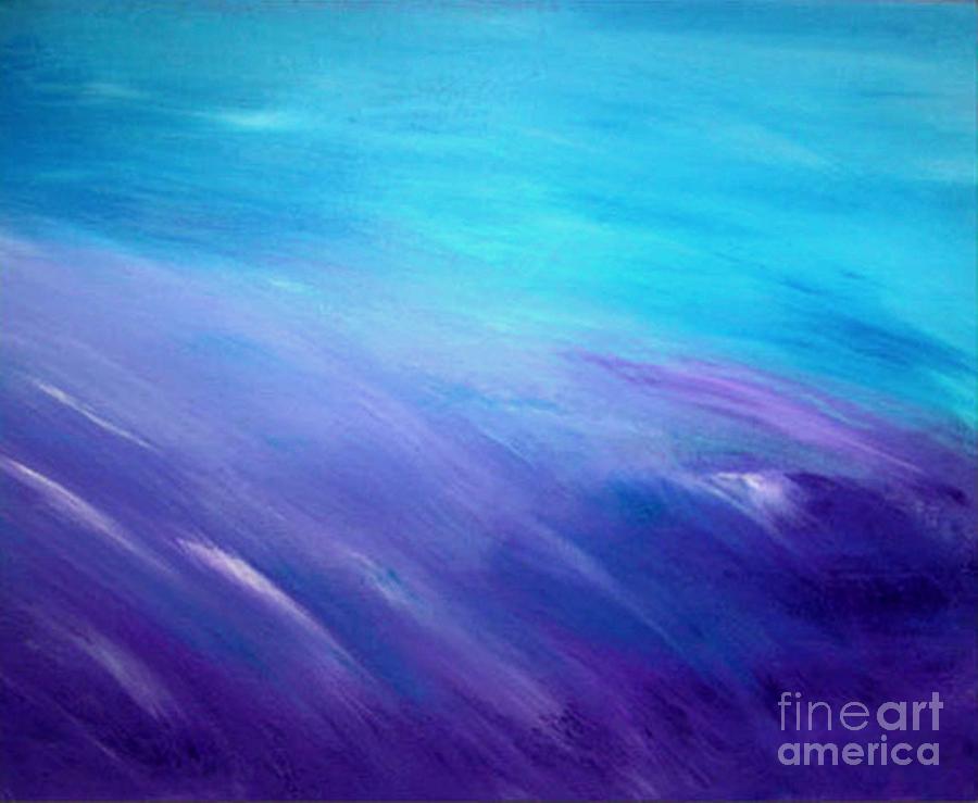 Wave Dance - Ocean Series Painting by Tracy Evans