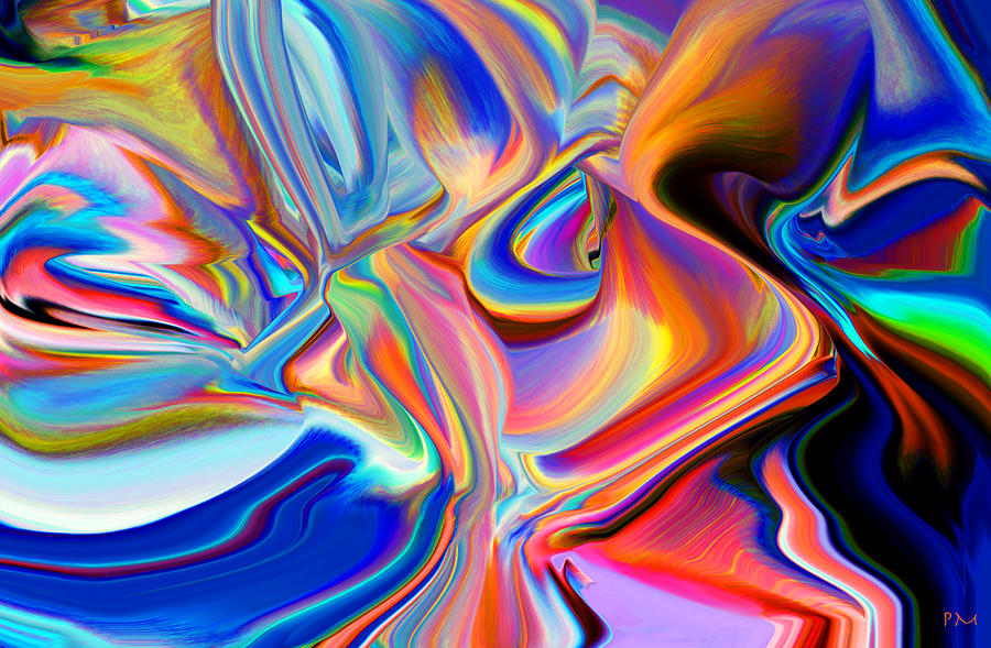 Wave Fold Digital Art by Phillip Mossbarger