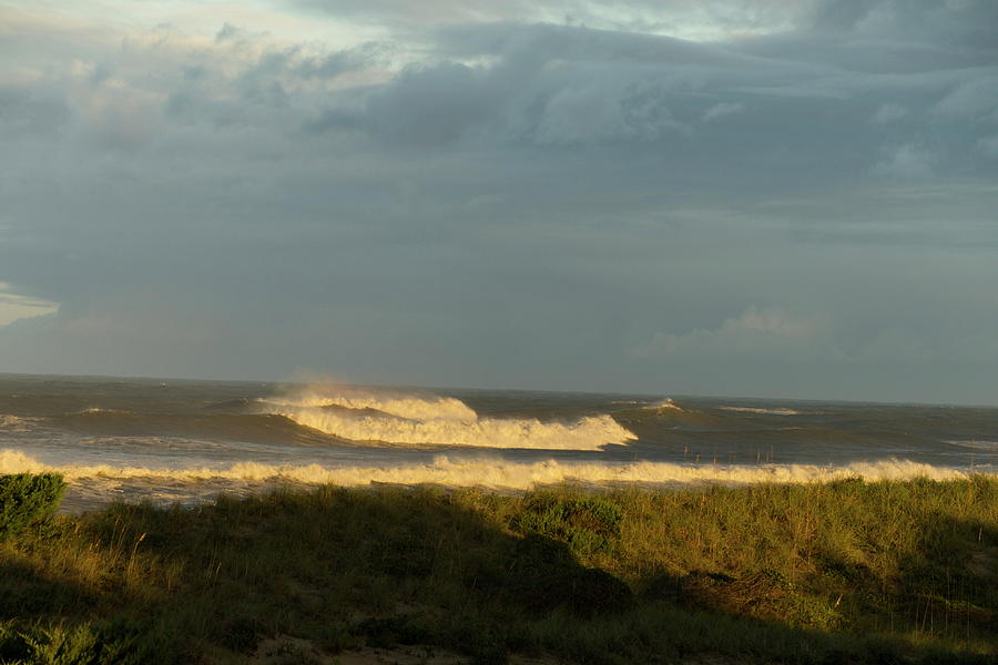 Wave from Jose OBX Avon NC Photograph by Mark Holden