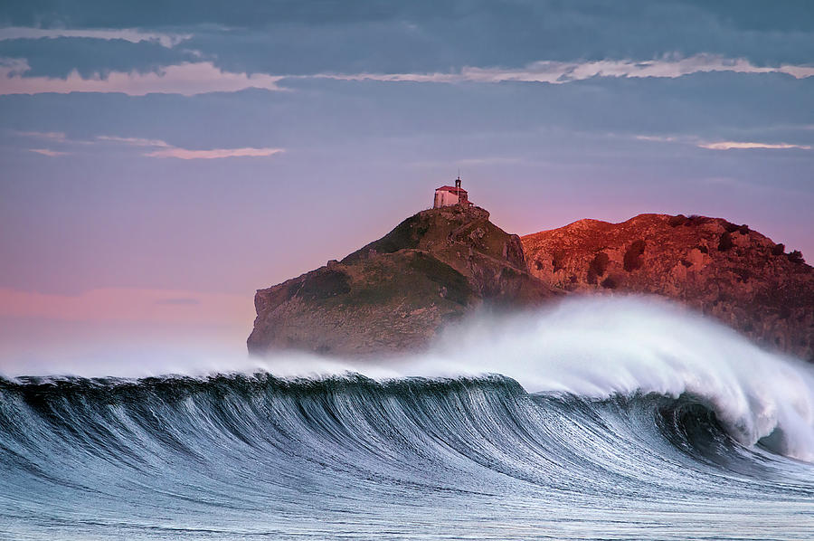 Wave in Bakio Photograph by Mikel Martinez de Osaba