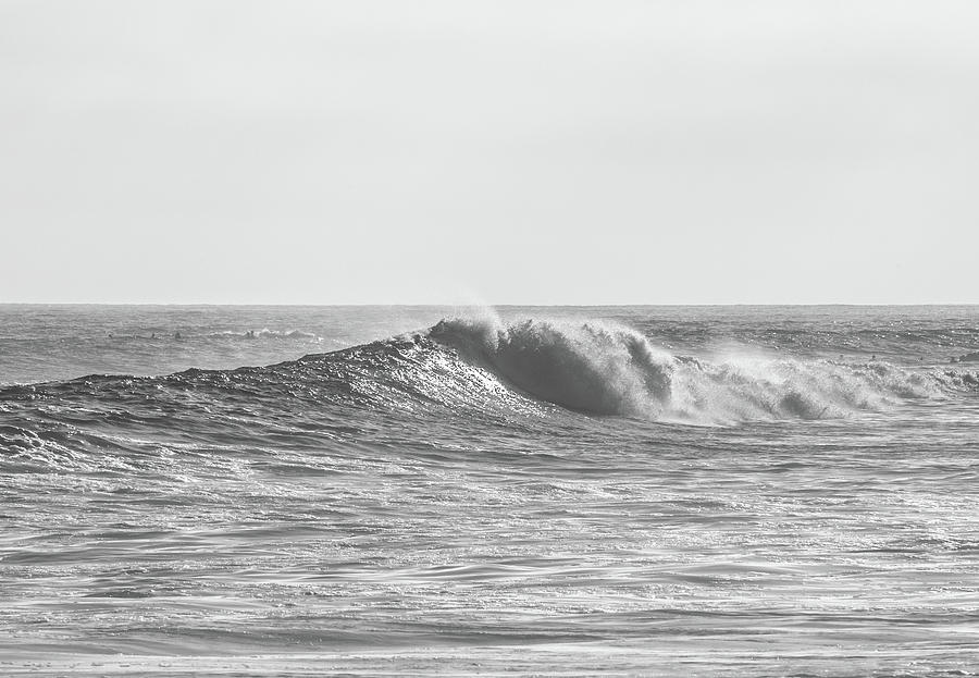 Wave in Black and White Photograph by Cliff Wassmann