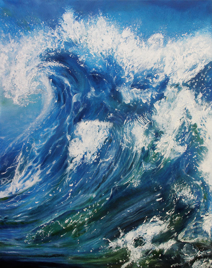 Wave Painting by Kathleen Wong - Fine Art America