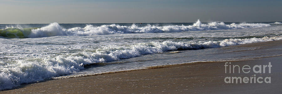 Wave Line Photograph by Mary Haber