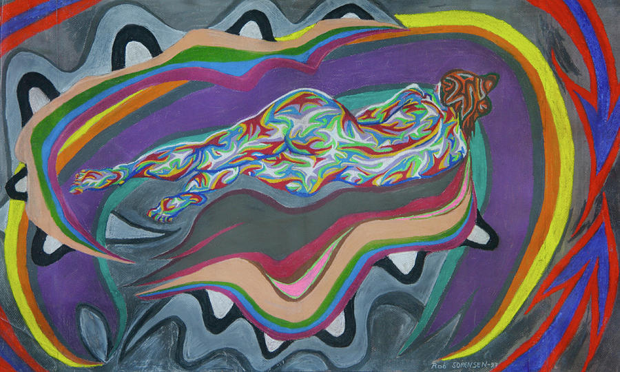 Wave Loop Painting by Robert SORENSEN
