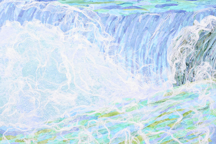Ocean Scene Tapestry - Textile - Wave by Pauline Barrett