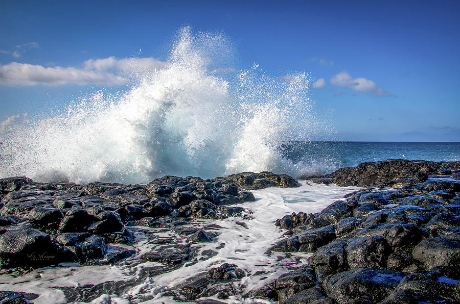 Wave Power Photograph by Will Wagner