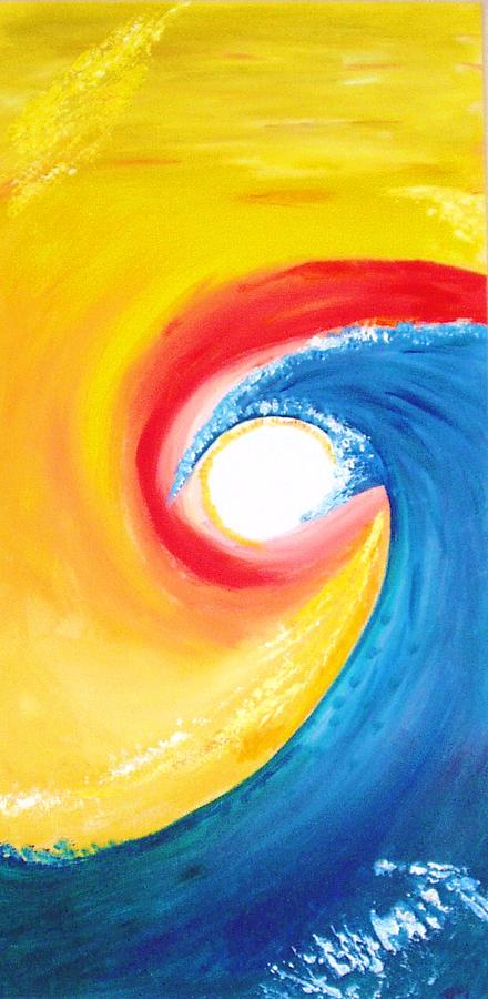 Wave Painting - Wave by Sheila J Hall Wave Painting - Wave by Sheila J Hall