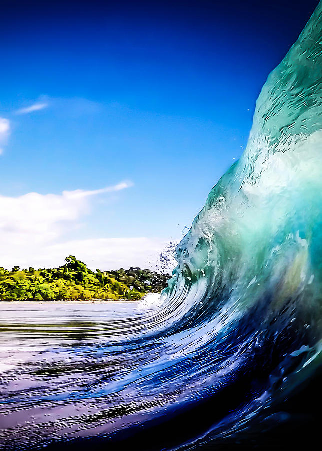 Paradise Photograph - Wave Wall by Nicklas Gustafsson
