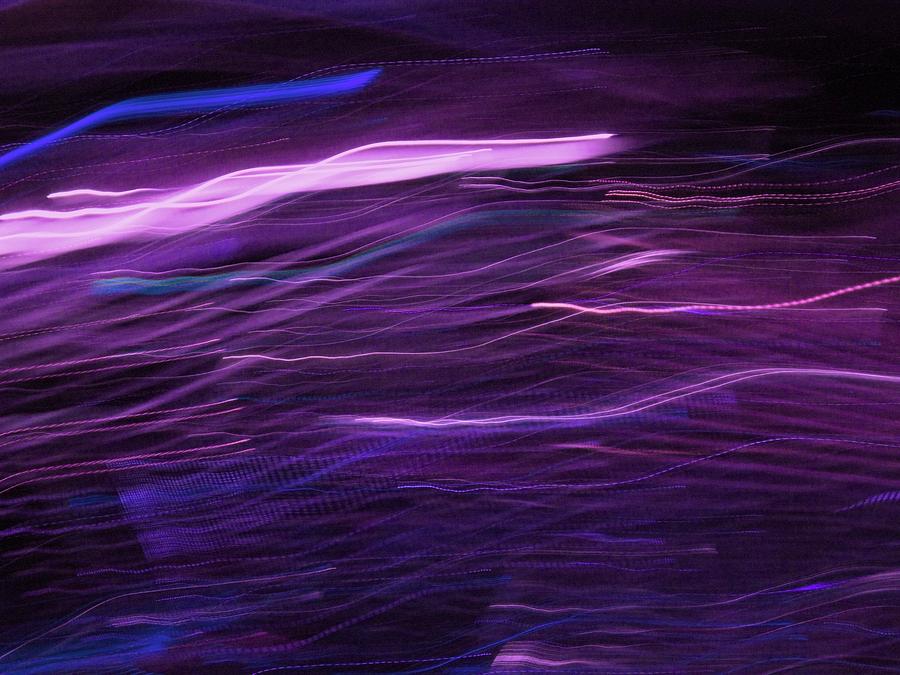 Wavelength in Purple Photograph by Carolyn Jacob