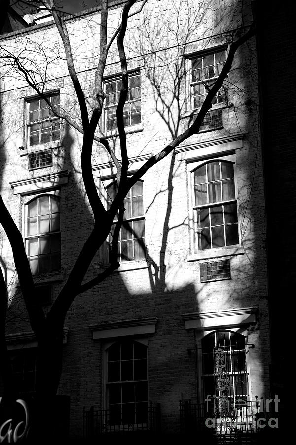 Waverly Place Shadows in New York City Photograph by John Rizzuto