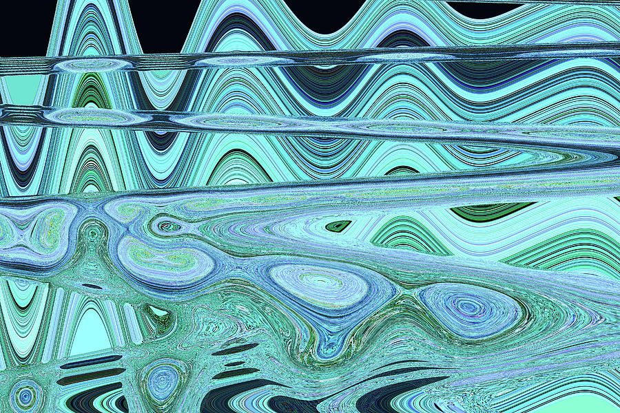 Waves And Wind Of The Pacific Digital Art by Tom Janca