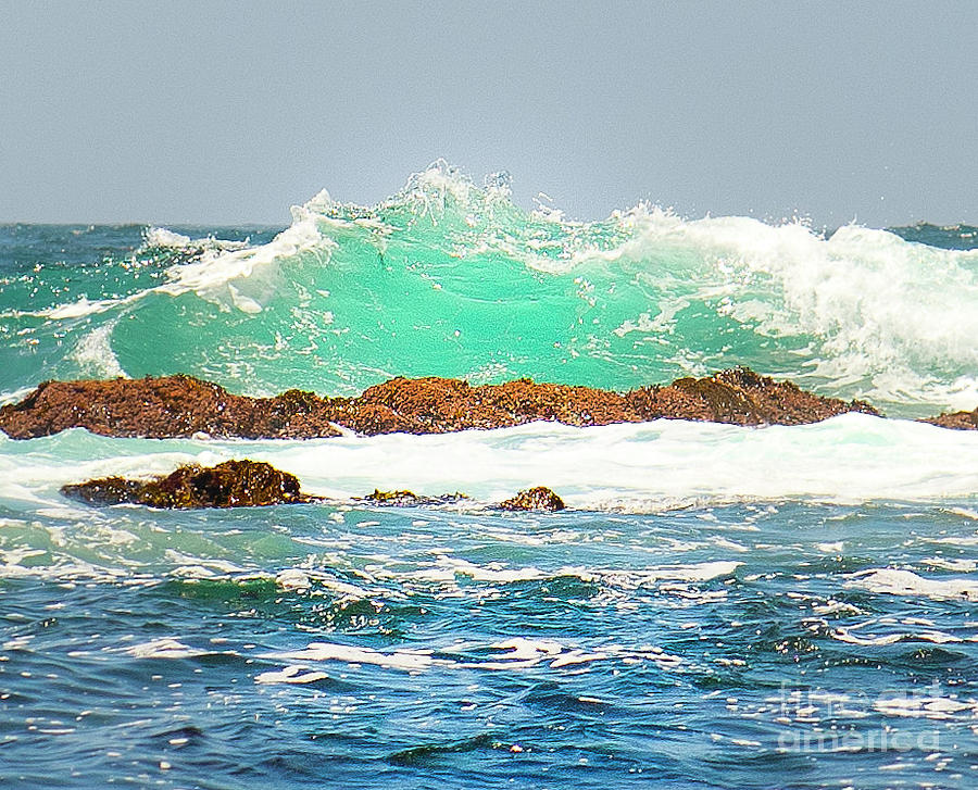 Waves at Pacific Grove California Photograph by Artist and Photographer Laura Wrede