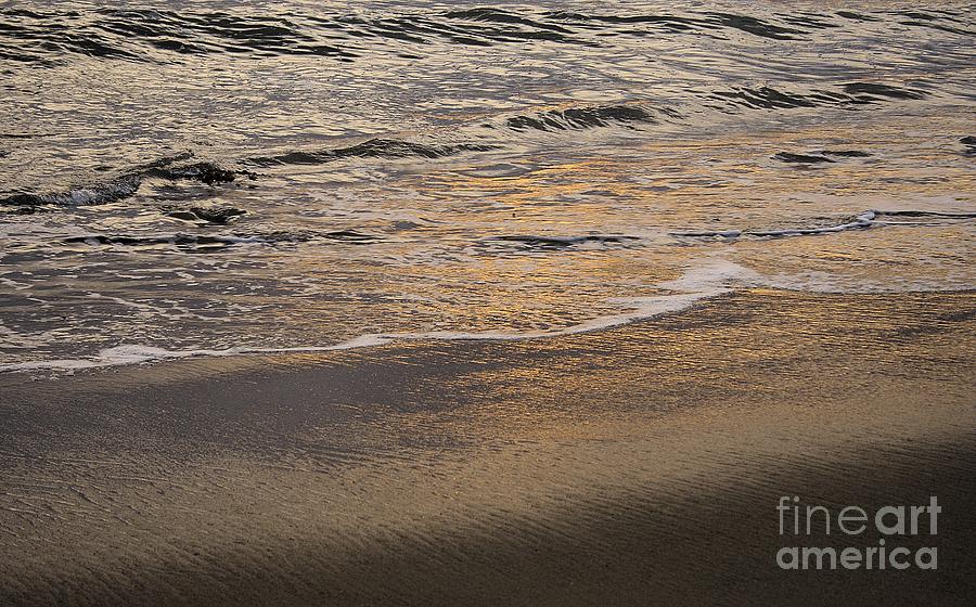 Waves at sunset Photograph by Viktor Savchenko
