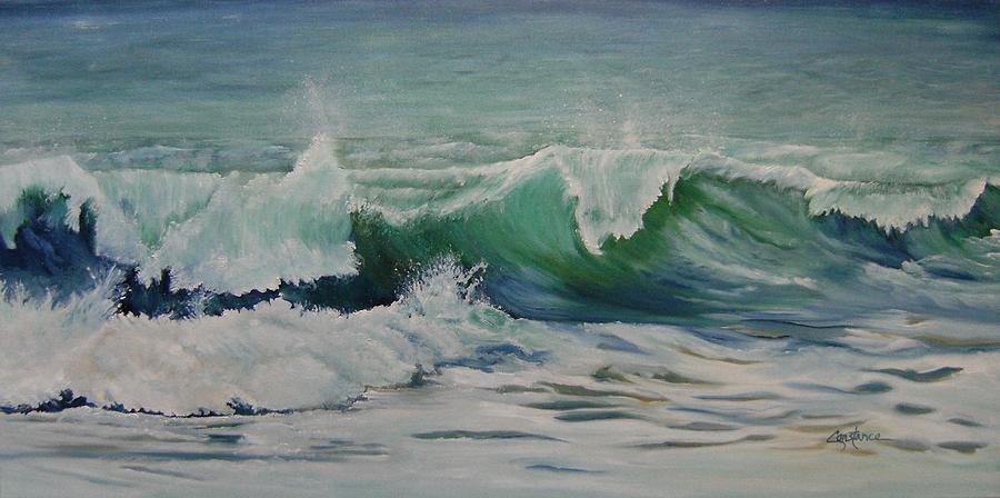 Waves Painting by Connie Rowsell