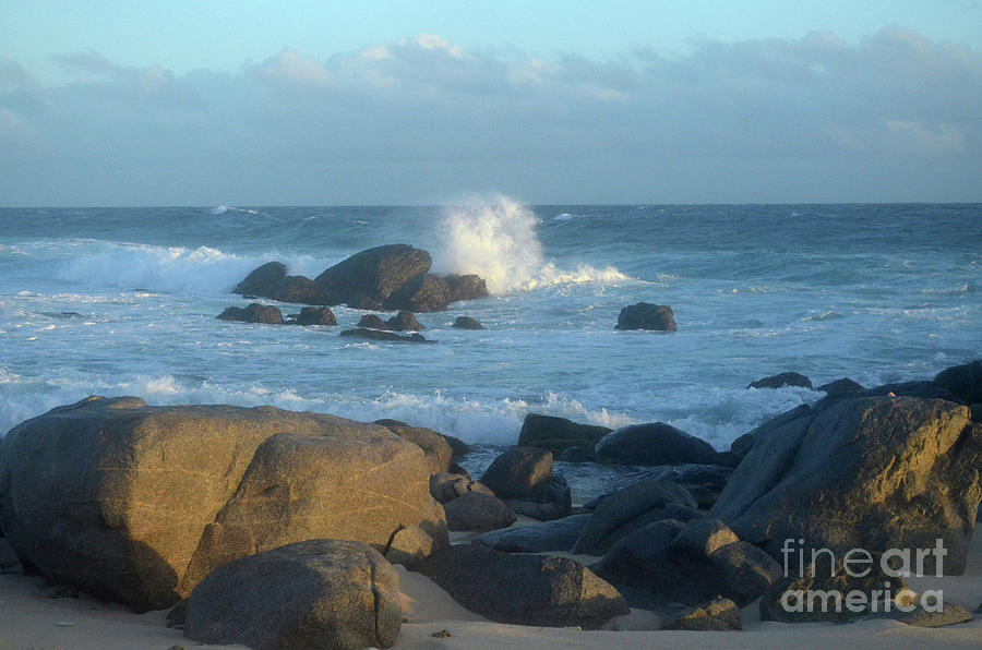 Waves Crashing and Pounding the Rocks Along Arubas Coast Photograph by DejaVu Designs