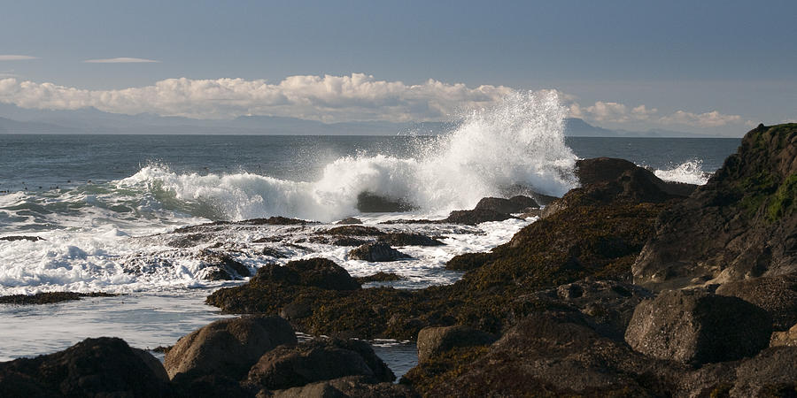 Beach Photograph - Waves Crashing by Chad Davis