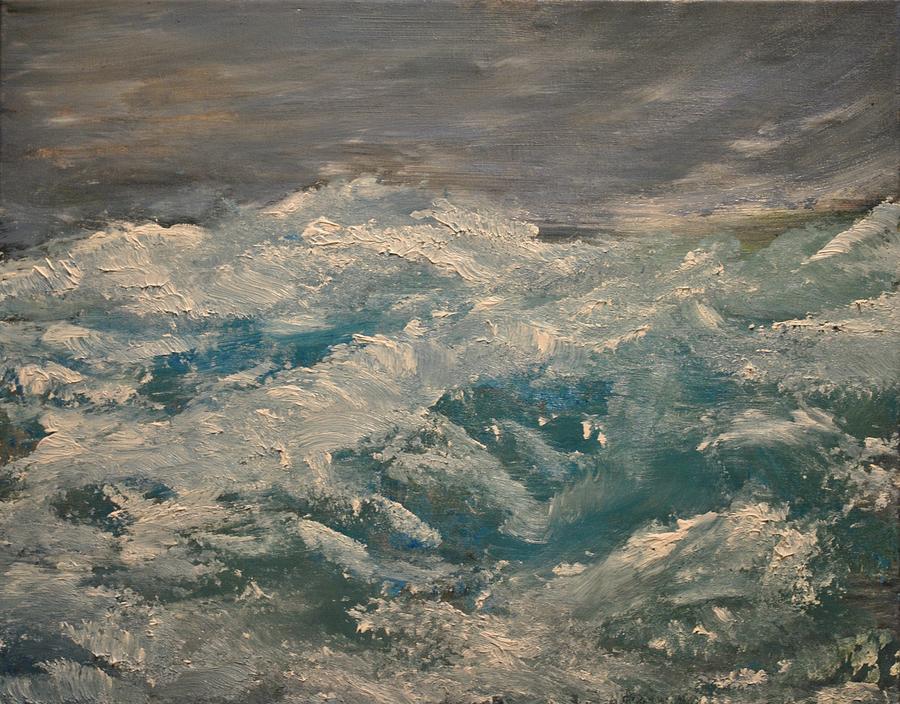 Waves Painting by Evelina Popilian
