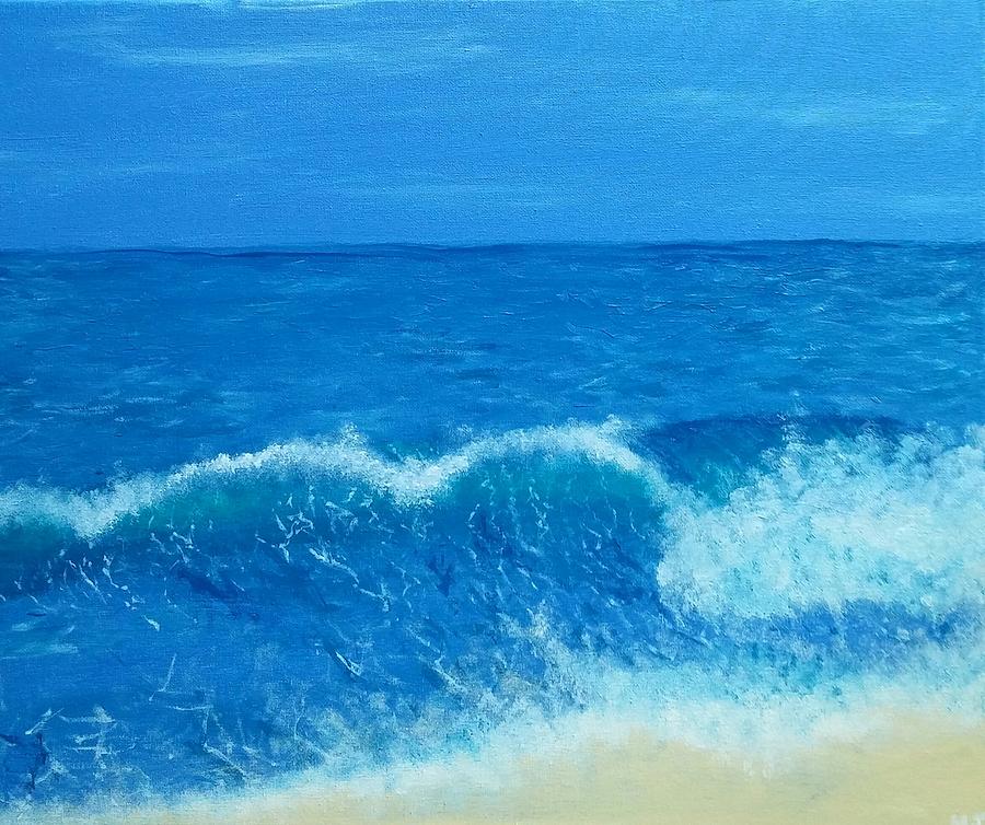 Waves Painting by Heather James - Fine Art America