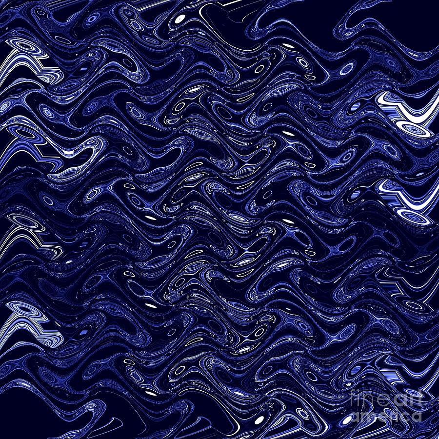 Waves Digital Art by Helena Tiainen