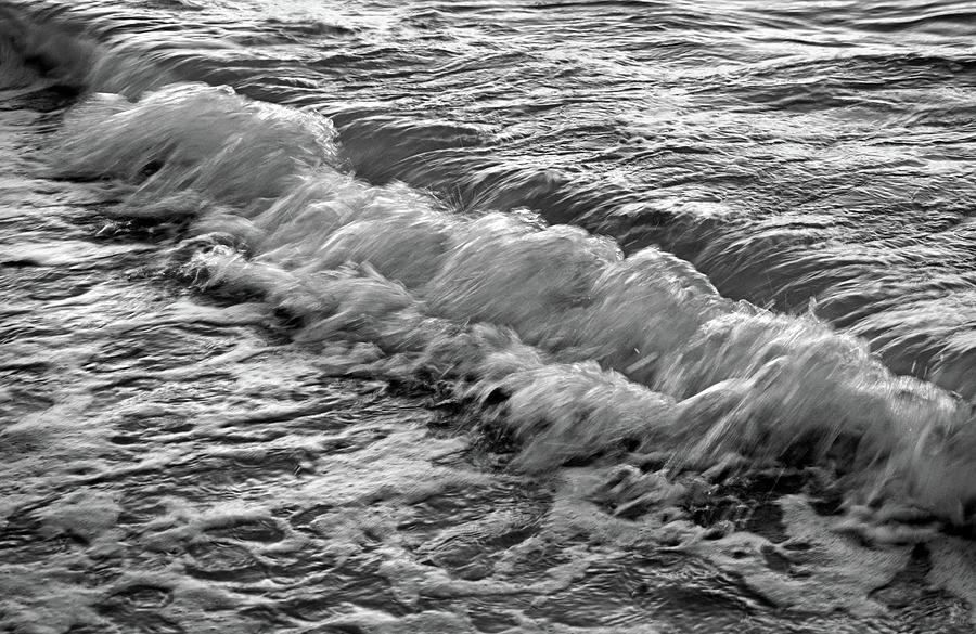 Waves in Black and White Photograph by Larah McElroy