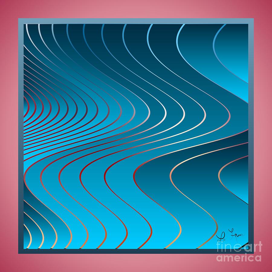 Waves Digital Art - Waves by Leo Symon