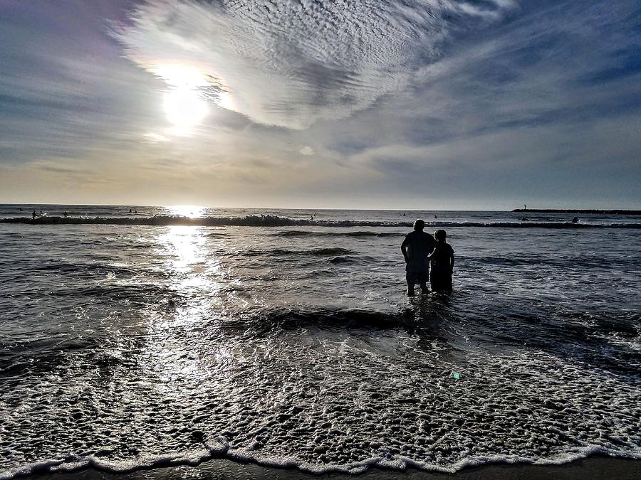 Waves meet the sky by Louise Gabriel Waves meet the sky by Louise Gabriel