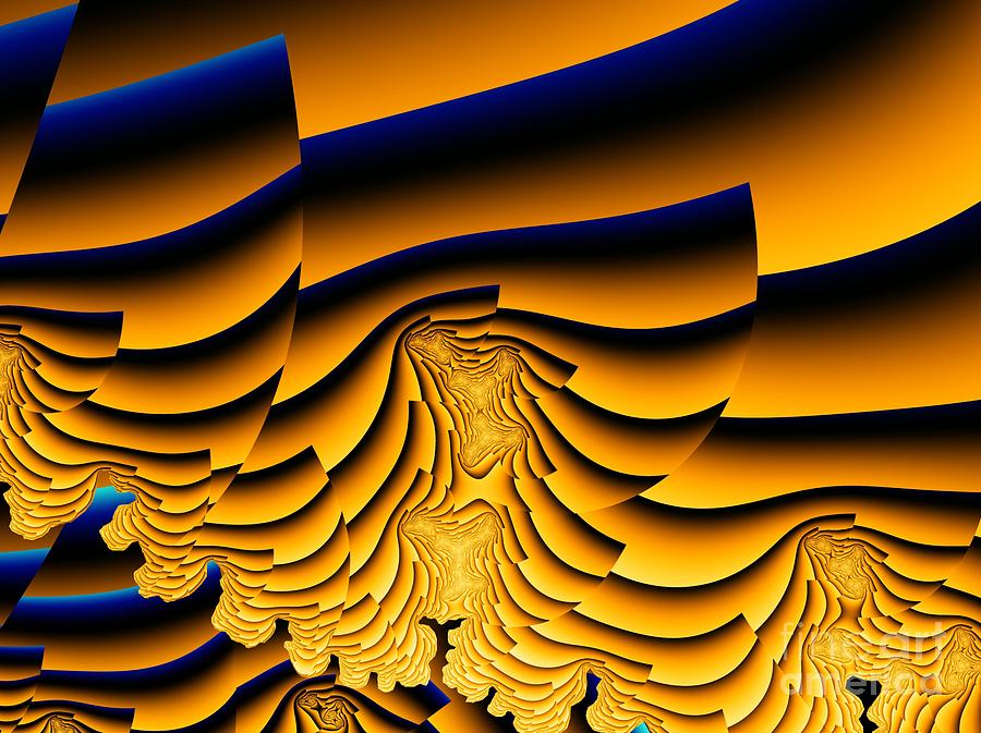 Waves of Grain Digital Art by Ronald Bissett