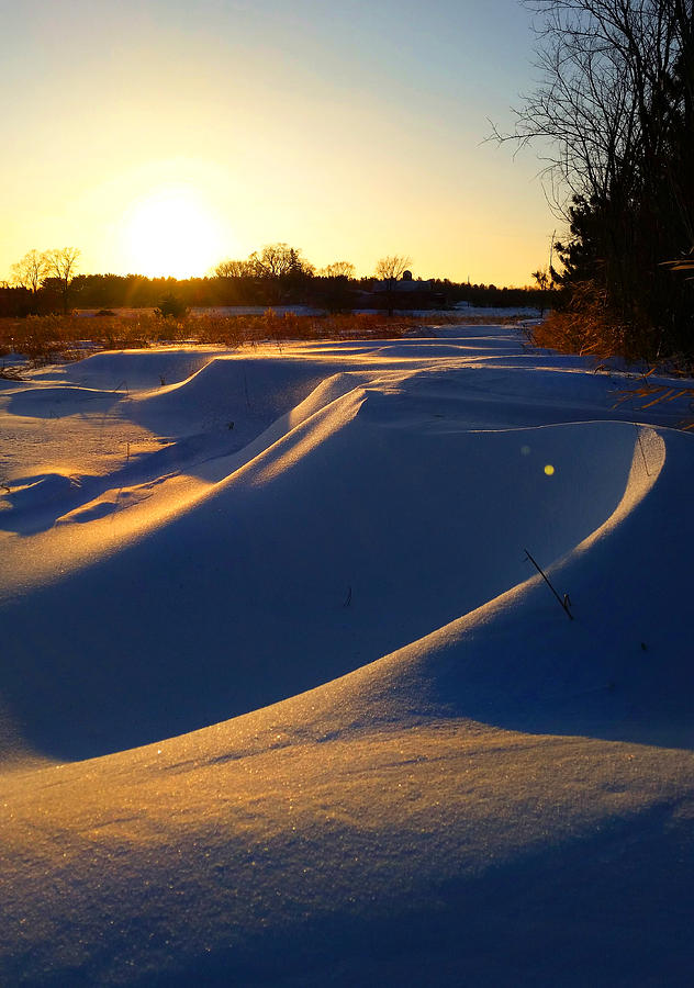 Waves of Snow Photograph by Brook Burling