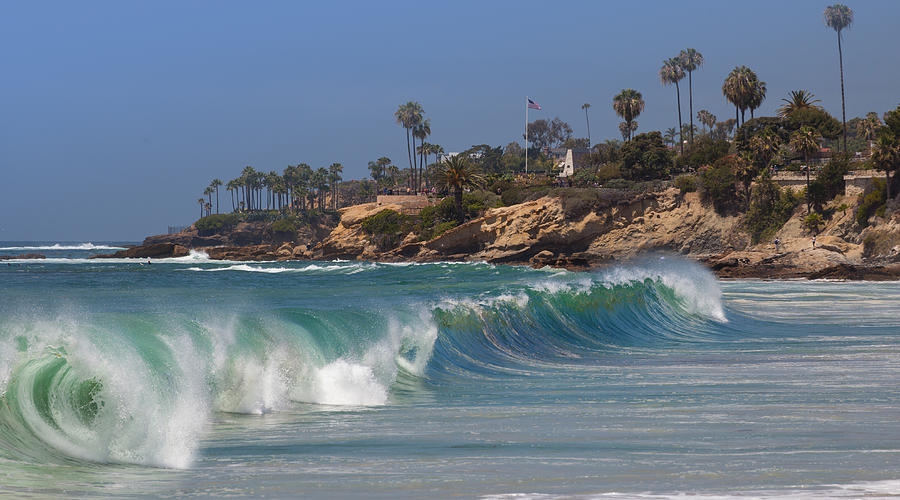 Waves off Main Beach Photograph by Cliff Wassmann