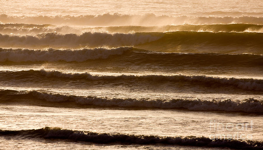 Waves On Atlantic Ocean Photograph by Gerard Lacz
