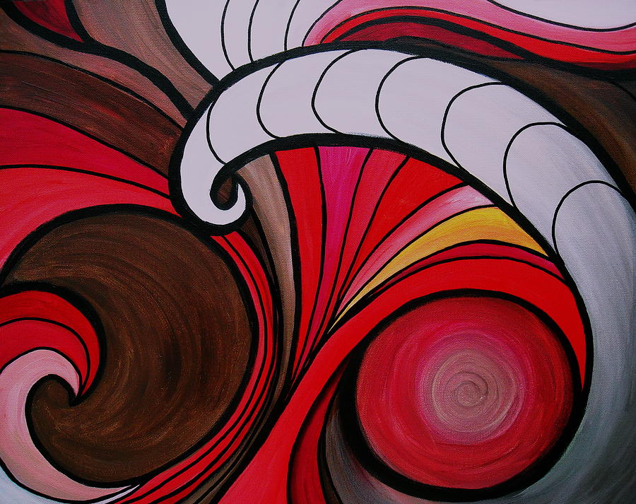 Waves Painting by Pristine Cartera Turkus
