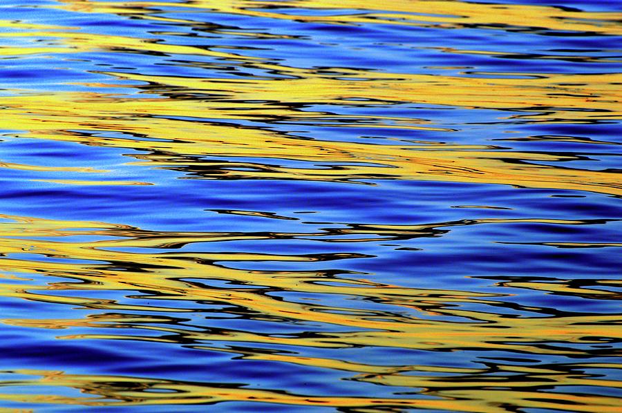 Waves Reflecting Sky Three  Digital Art by Lyle Crump