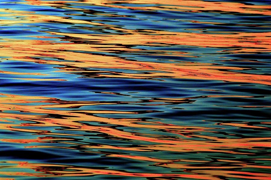 Waves Reflecting Sky Two  Digital Art by Lyle Crump