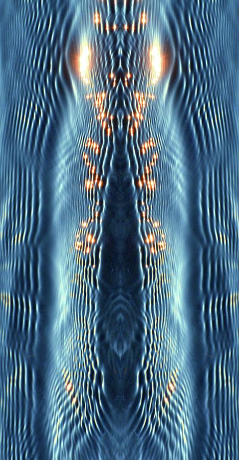 Waves Reflecting Sunlight Four Digital Art by Lyle Crump