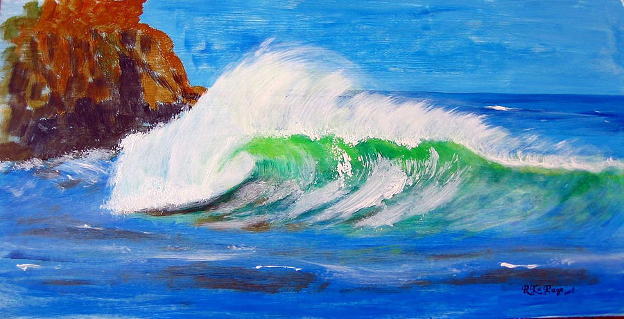 Waves Painting by Richard Le Page