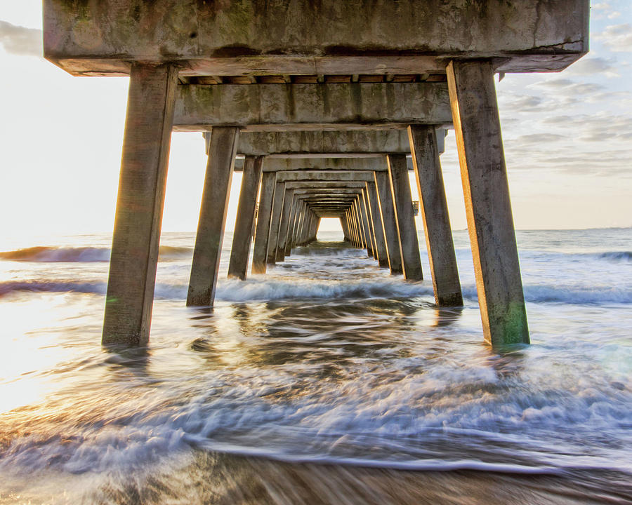 Waves Under the Pier by Angel Sharum Waves Under the Pier by Angel Sharum