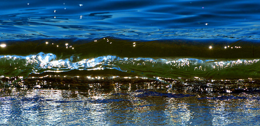 Waves Water Light 2  Photograph by Lyle Crump