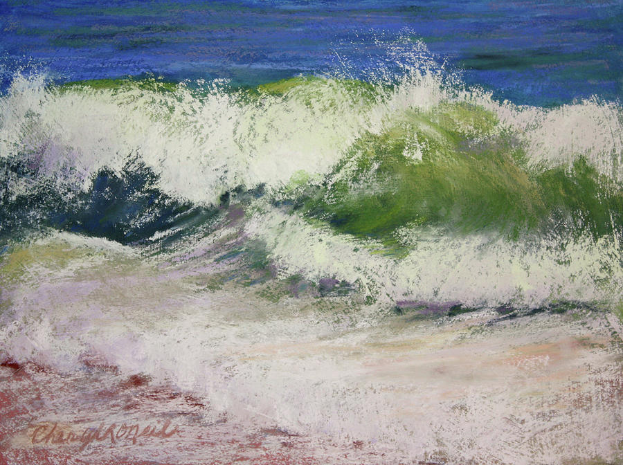 Wavescape Pastel by Cheryl O'Neil | Fine Art America