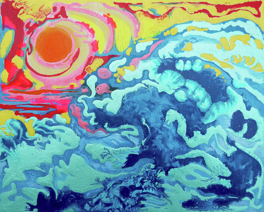 Sunset Painting - Wavesetting #2 by Joseph Demaree Sunset Painting - Wavesetting #2 by Joseph Demaree