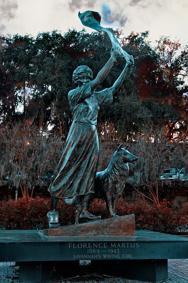 Waving Girl Photograph by Richard Duhrkopf - Fine Art America