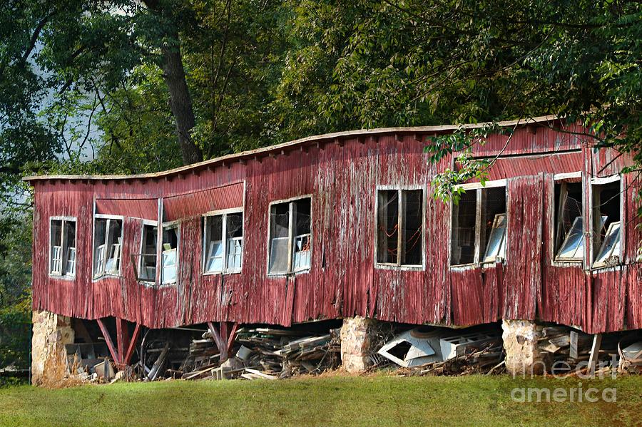 Wavy Abandoned Storage Barn Photograph by Beth Ferris Sale