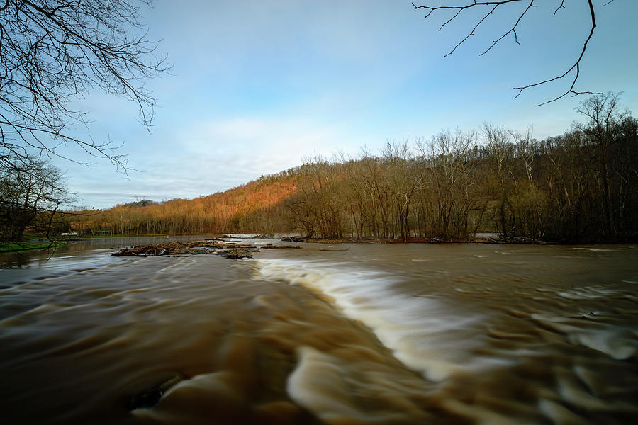 Wavy River Photograph by Michael Scott