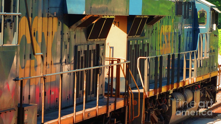 Waxhaw Train Graffiti Photograph by Eunice Warfel