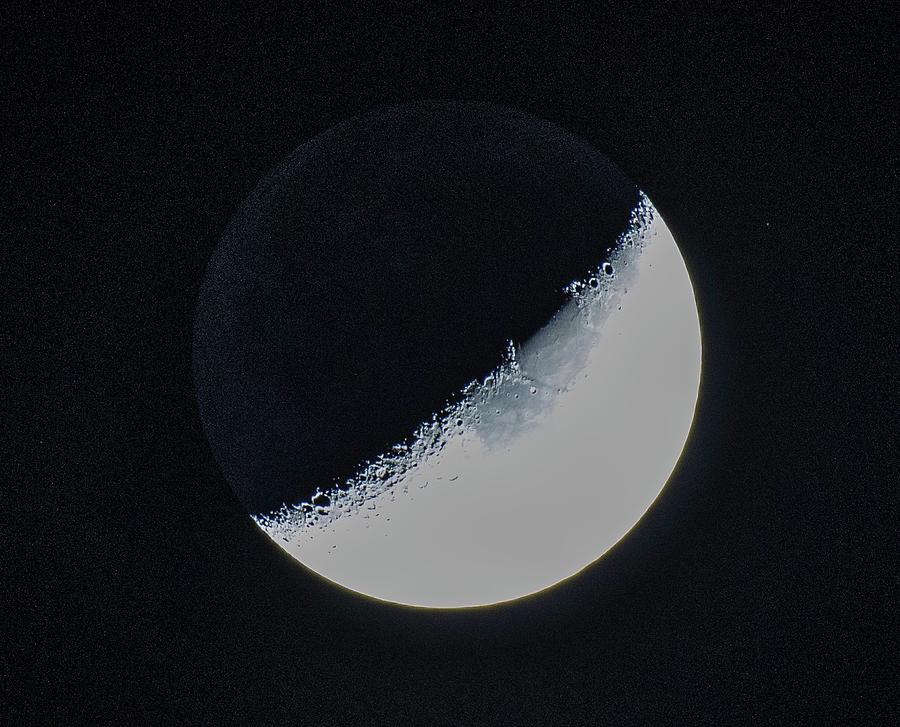 Waxing Crescent Photograph by Mary Hahn Ward
