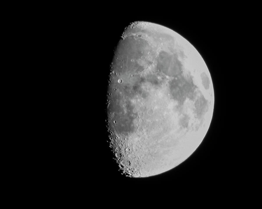 Waxing Gibbous Photograph by David Drew