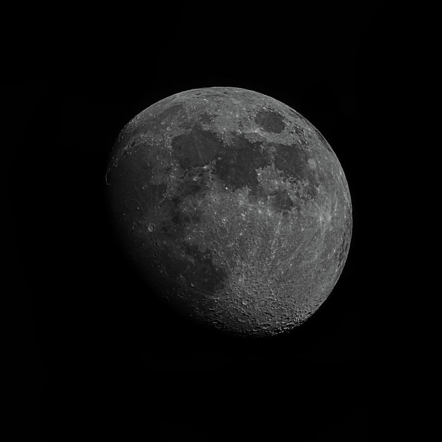 Waxing Gibbous Moon June 23 2018 Photograph by Ernest Echols