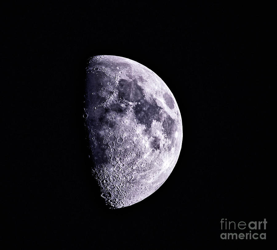 Waxing Moon Photograph by Paul Mashburn
