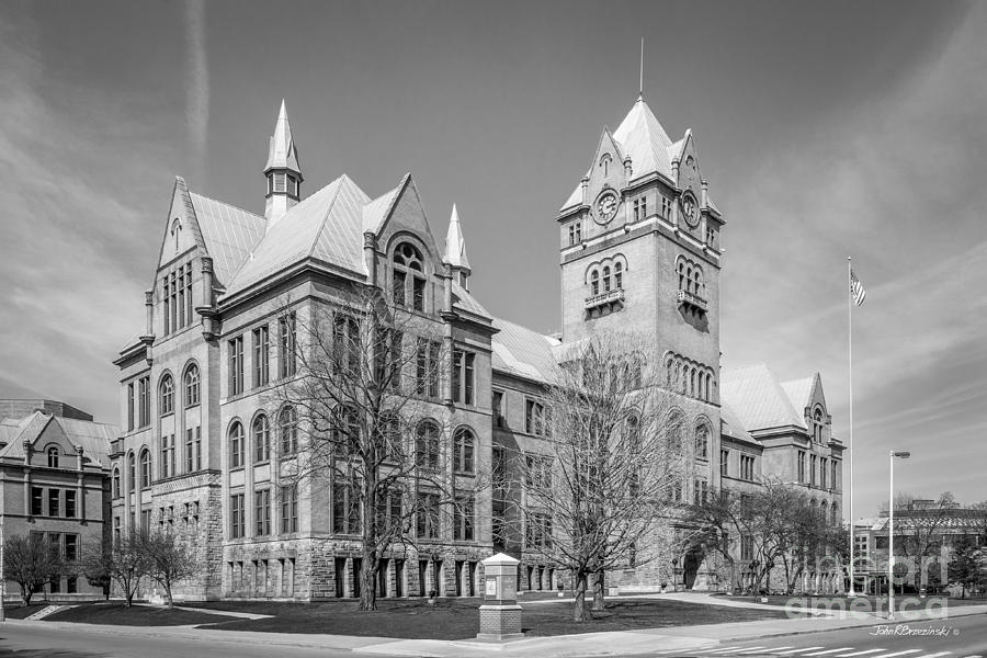 Wayne State University Old Main Photograph by University Icons