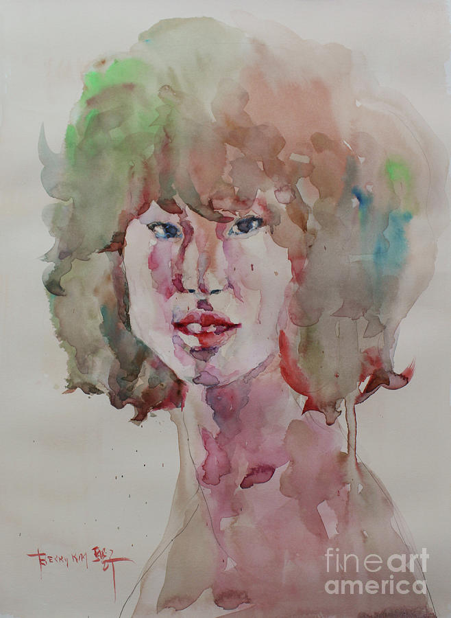 Self Portrait 1623 Painting by Becky Kim