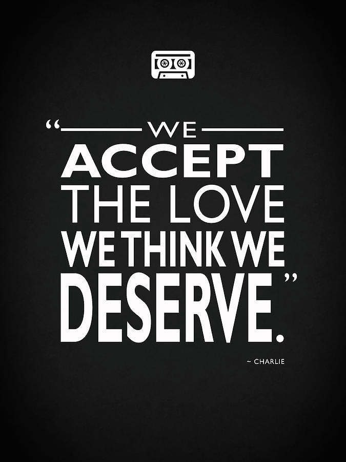 Emma Watson Photograph - We Accept The Love by Mark Rogan